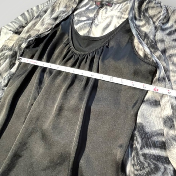 Heart Soul Black Camisole with Sheer Top - Picture 2 of 13